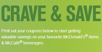 Mcdonalds coupons ottawa