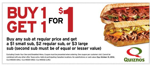 Quiznos - Details