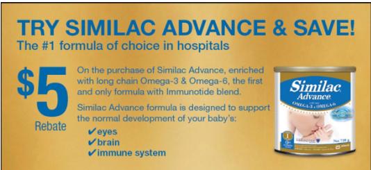 Similac advance sale coupons